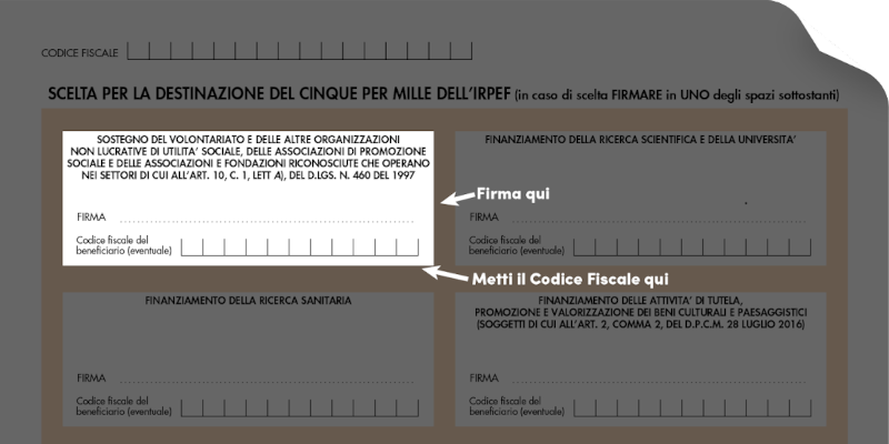 Assegna il 5 per mille